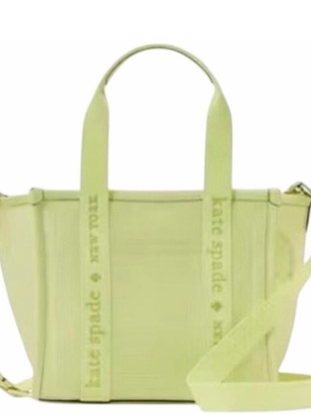 Kate Spade New York Kip Mesh Small Tote (Melon Rind) NWOT
